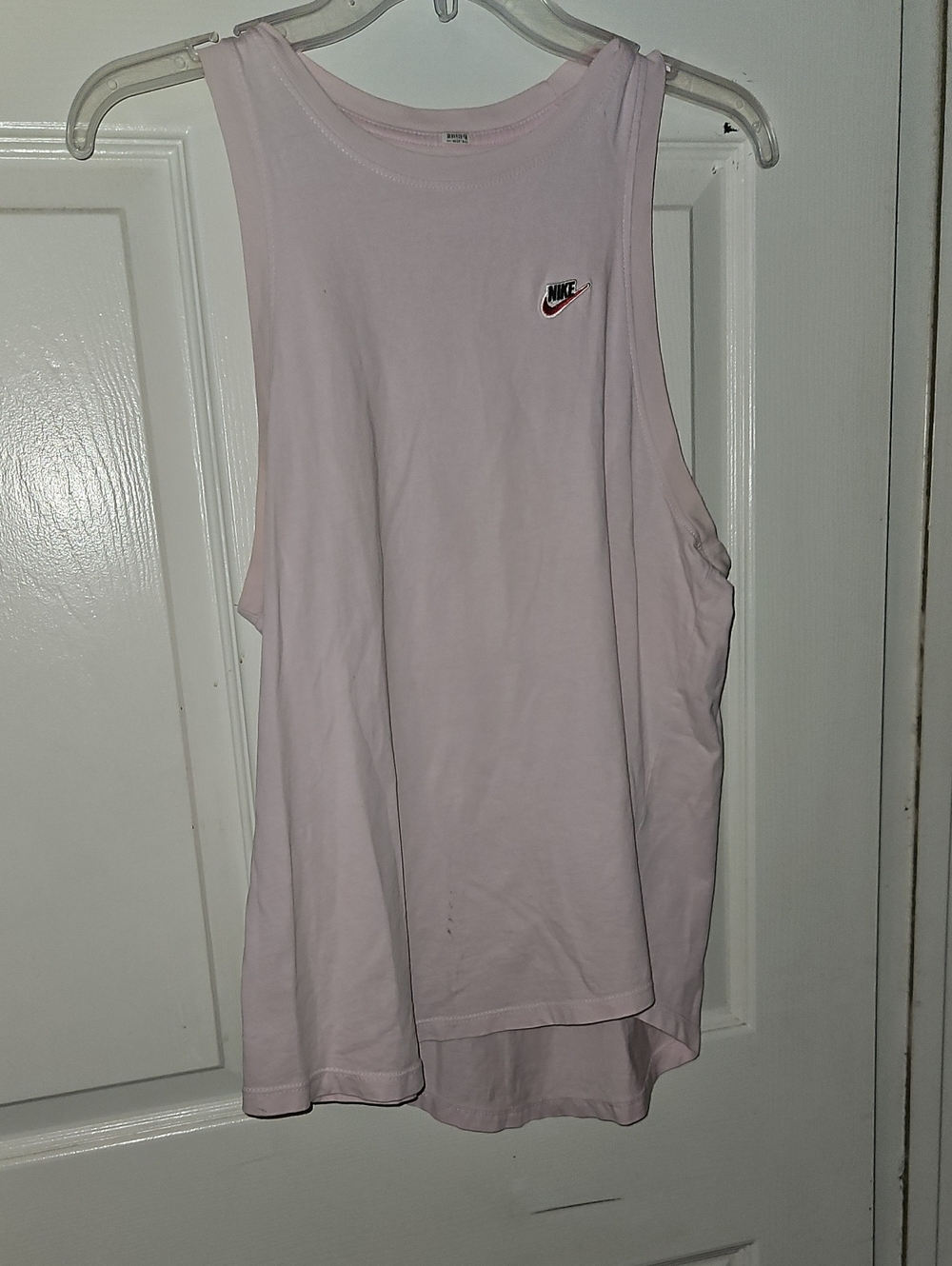 Nike Women's Pale Pink/ Purple  Sleeveless Muscle Tank